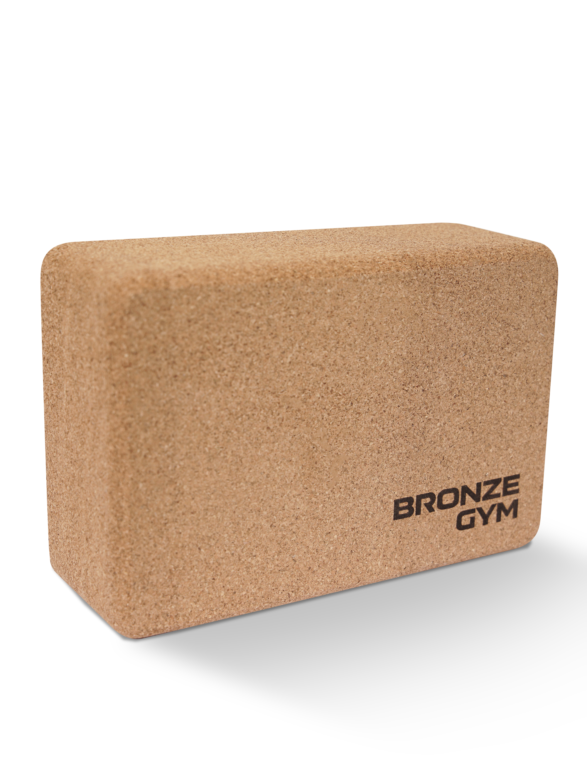 Блок для йоги BRONZE GYM, 23х15х7,5 см.,пробка