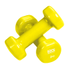 Гантели для аэробики виниловые BRONZE GYM,2 кг., пара.